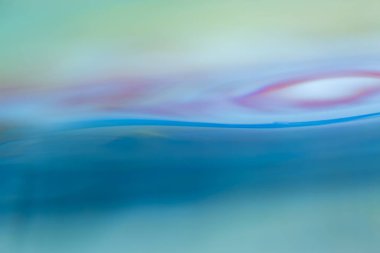 Su yüzeyinin soyut makro