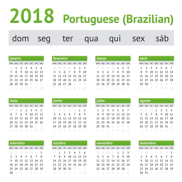 Calendario portugues brasil Stock Photos, Royalty Free Calendario
