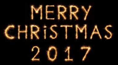 Neşeli Noel 2017 yazı Bengalce ile çizilmiş parıldıyor 