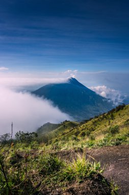 Mount Merbabu manzara fotoğrafçılığı