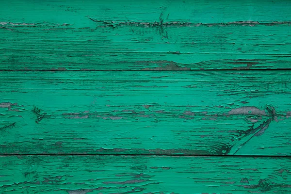 ヴィンテージグリーン塗装古い木板の質感 — ストック写真