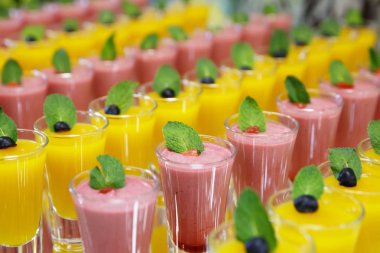 meyve Mus tatlı cam renkli catring