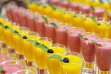 meyve Mus tatlı cam renkli catring