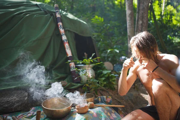 Meksika veya Hint Sauna Hut - stok görüntü
