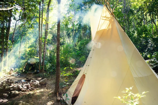 Meksika veya Hint Sauna Hut - stok görüntü
