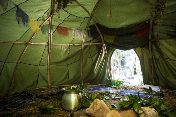 Meksika veya Hint Sauna Hut - stok görüntü
