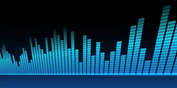 Müzik eşitleyici arka plan. Broşür, web sitesi, el ilanı, baskı, poster ve diğer tasarım için vektör grafiği