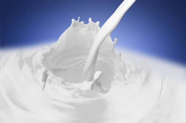 Drop of milk — Stock Photo, Image