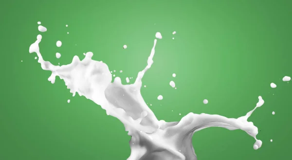 Drop of milk — Stock Photo, Image