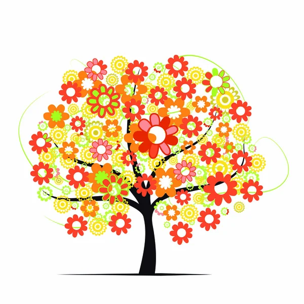 Autumn tree design — Stock Photo, Image