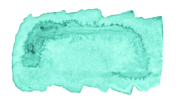 Aquarell Meer Azurblauer Hintergrund Mit Klaren Grenzen Und Scheidungen Aquarell — Stockfoto