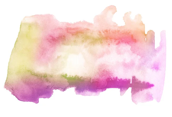 Multicolored Watercolor Stains Pastel Colors Natural Stains Paper Based Paint — Stock Photo, Image