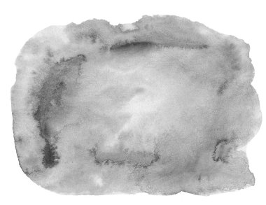 Suluboya, tarafsız gri arka plan, temiz sınırlar ve boşanmalar. Siyah ve beyaz suluboya fırça lekeleri. Metin için kopyalama alanı ile.