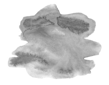 Suluboya, tarafsız gri arka plan, temiz sınırlar ve boşanmalar. Siyah ve beyaz suluboya fırça lekeleri. Metin için kopyalama alanı ile.