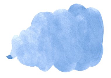 Açık mavi arkaplan, temiz sınırlar ve boşanmalar. Suluboya fırça lekeleri. Metin için kopyalama alanı ile.