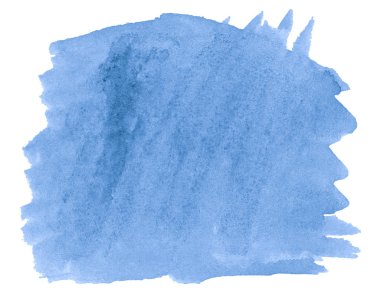 Açık mavi arkaplan, temiz sınırlar ve boşanmalar. Suluboya fırça lekeleri. Metin için kopyalama alanı ile.