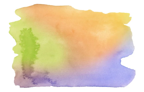 Multicolored Watercolor Stains Pastel Colors Natural Stains Paper Based Paint — Stock Photo, Image