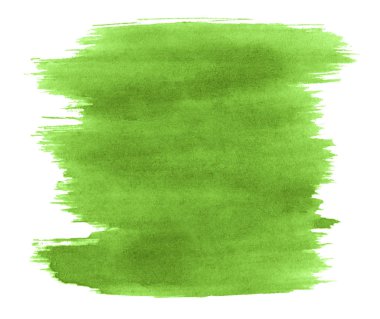 Suluboya yeşil arka plan, temiz sınırlar ve boşanmalar. Suluboya fırça lekeleri. Metin için kopyalama alanı ile.