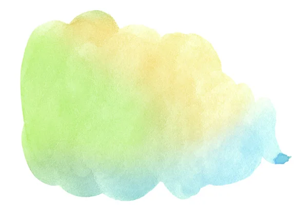 Aquarela Multicolor Cores Pastel Com Uma Transição Suave Gradiente Lugar — Fotografia de Stock