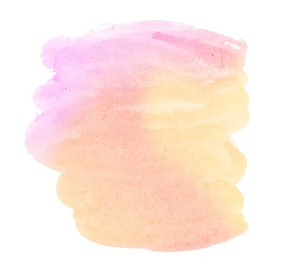 Multicolored Watercolor Stains Pastel Colors Natural Stains Paper Basis Abstract — Stock Photo, Image