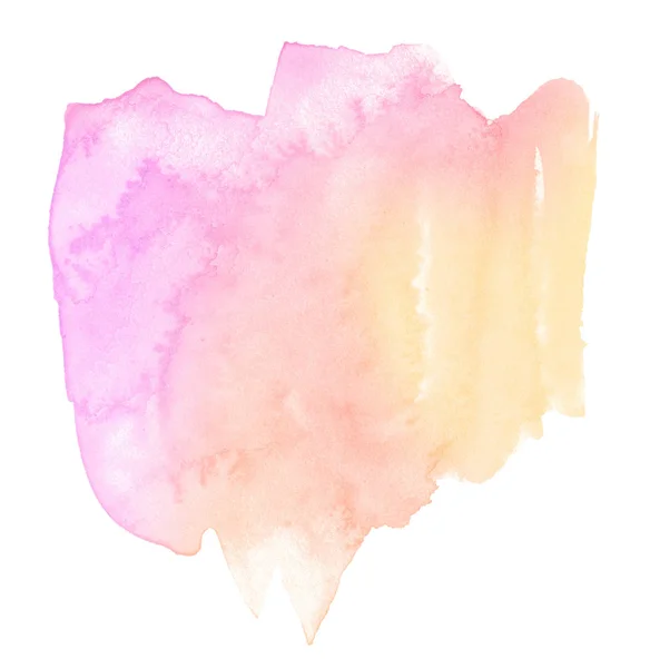 Veelkleurige Aquarelvlekken Pastelkleuren Met Natuurlijke Vlekken Papieren Basis Abstracte Achtergrond — Stockfoto