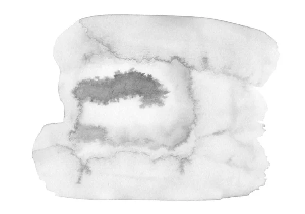 Aquarel Neutrale Grijze Achtergrond Met Duidelijke Randen Scheidingen Zwarte Witte — Stockfoto