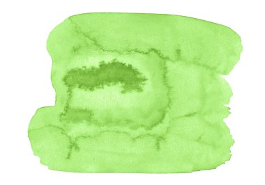 Açık yeşil suluboya arka plan, temiz sınırlar ve boşanmalar. Suluboya fırça lekeleri. Metin için kopyalama alanı ile.