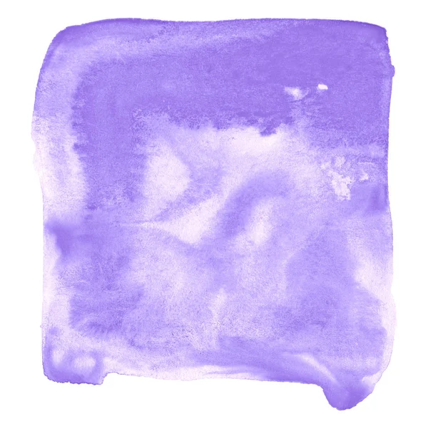 Lilac Akvarel Trend Barva Izolované Abstraktní Místo Rozvody Hranice Fialový — Stock fotografie