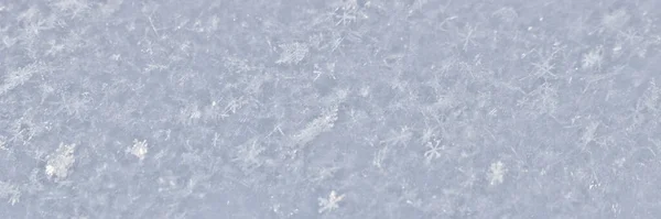 Textura Zăpezii Proaspăt Căzute Șablon Crăciun Pentru Design Fulgi Zăpadă — Fotografie, imagine de stoc