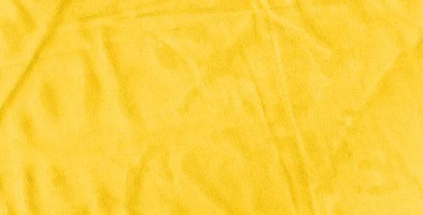 Vibrant Yellow Texture Binding Fabric Yellow Textile Background Natural Folds — Stock Photo, Image