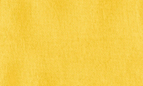 粘合织物的活泼黄色质感 黄色背景 有天然褶皱 后续行动 — 图库照片