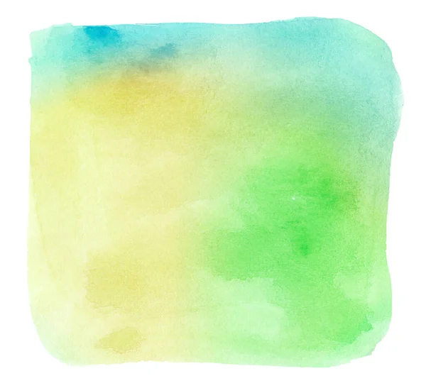 Multicolored Watercolor Stains Pastel Colors Natural Stains Paper Basis Isolated — Stock Photo, Image