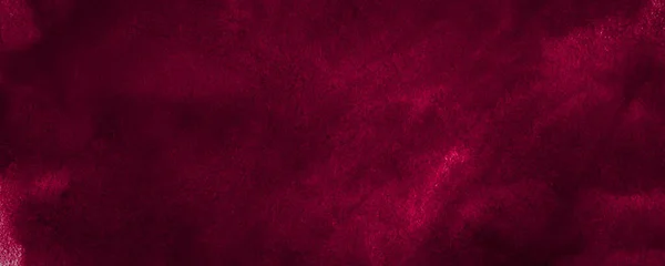 引き裂かれたストロークと不均一なスポットと暗い飽和ブルゴーニュ水彩背景 トレンドカラーの質感 抽象的なデザイン レイアウト パターンのためのペルシャ赤の背景 — ストック写真