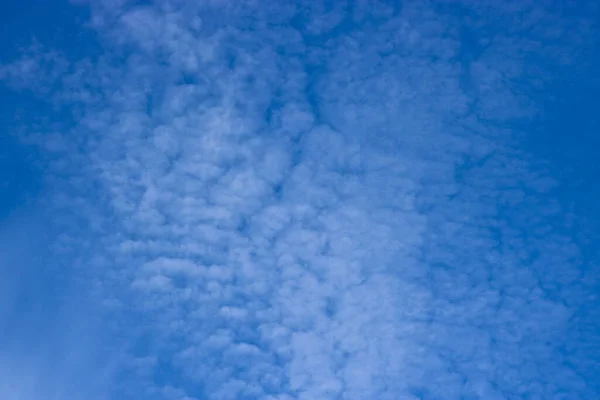 Mavi Gökyüzünde Cirrocumulus Bulutları Metin Için Kopyalama Alanı Olan Doğal — Stok fotoğraf