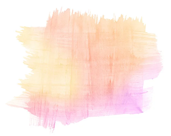 Mnohobarevné Akvné Skvrny Pastelových Barvách Přírodními Skvrnami Papíře Izolovaný Ručně — Stock fotografie