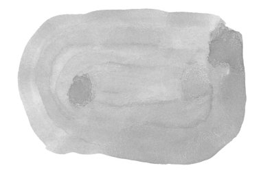 Suluboya, tarafsız gri lekeler, temiz sınırlar ve boşanmalar. Siyah beyaz suluboya fırça arka planı. Metin için kopyalama alanı ile.