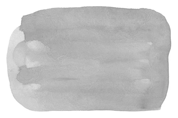 水色中性的灰色污迹与清晰的边界和离婚 黑色和白色水彩刷背景 带有文本复制空间 — 图库照片