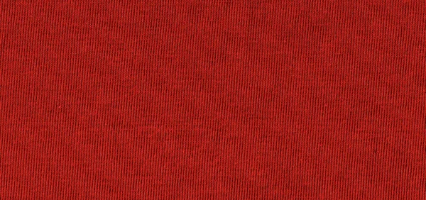 针织物的鲜红色质感 红色背景 有天然褶皱 后续行动 — 图库照片