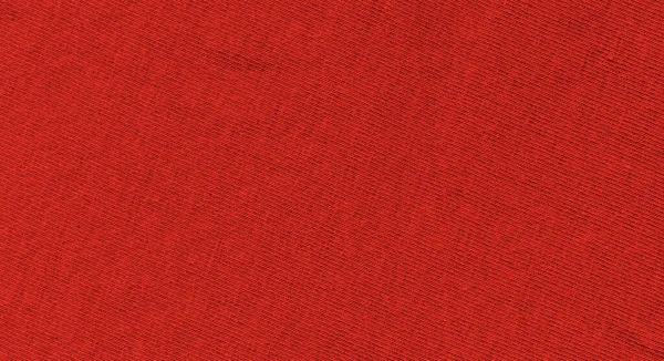Bright red texture of knit fabric. Red textile background with natural folds. Close-up