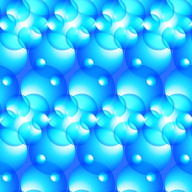 Mavi balonlar vektörünün seamless modeli