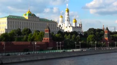 Karbysheva naberezhnaya Moskova, Rusya statik görünümünü. 20 Haziran 2016.