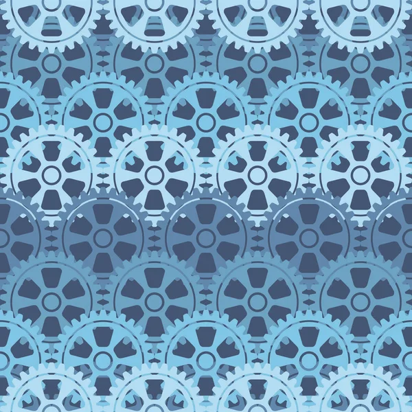 Dişli tekerlekleri ile sorunsuz arka plan. Vektör çizim.