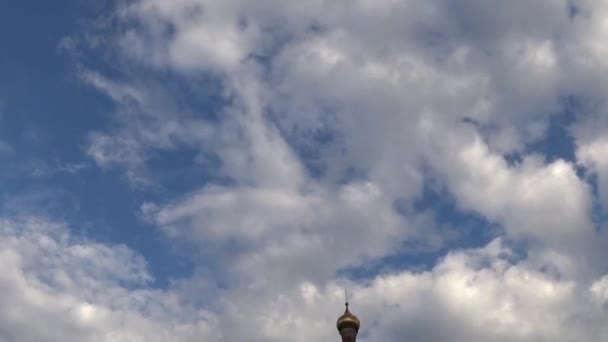 モスクワの聖バジルズ大聖堂。ステディカムで撮影の垂直方向のパノラマ。2017 年 6 月 18 日の日付 — ストック動画