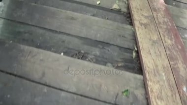 Yol kaydeder. Öznel kamera çekim.