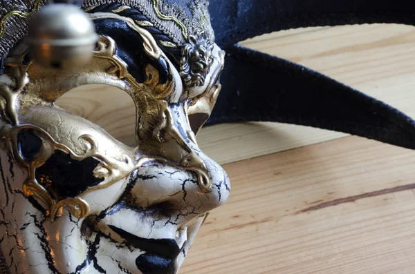Máscara de bobo veneziano — Fotografia de Stock