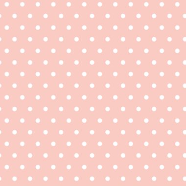 Pembe bir arka plan üzerinde beyaz lekeli. Seamless modeli