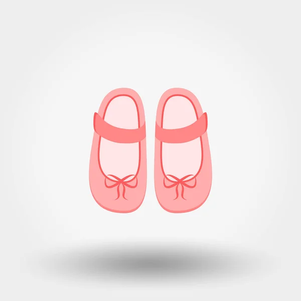 Baby shoes vector illustration. — Stock Vector