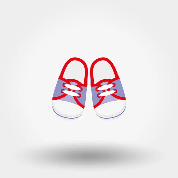 Stivaletti bambino sneakers . — Vettoriale Stock