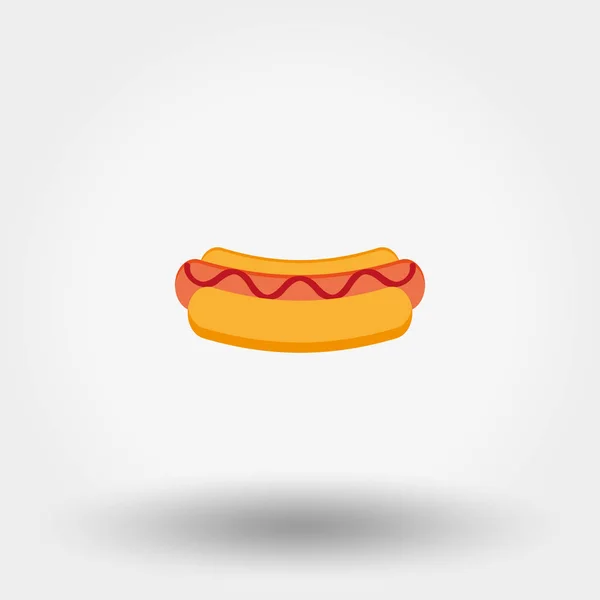 Icona hot dog. — Vettoriale Stock