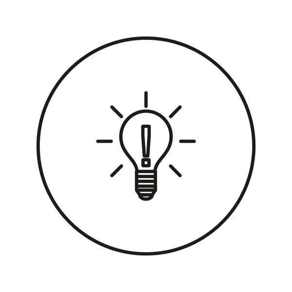 Light bulb. Idea. — Stock Vector